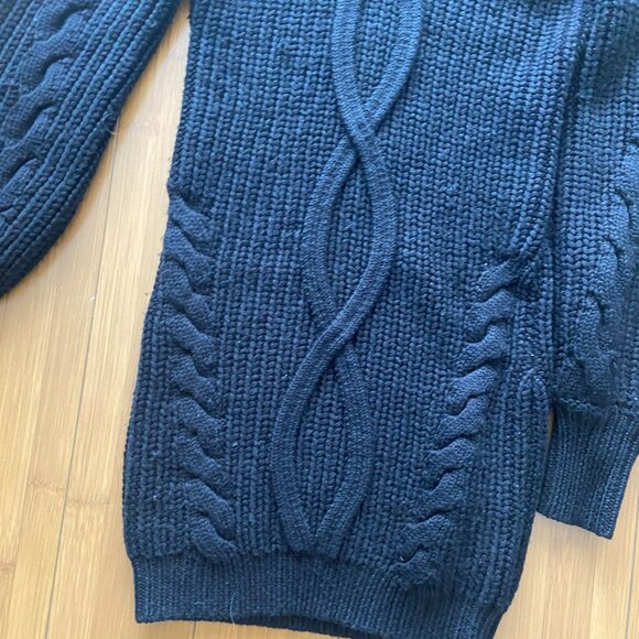 Michael Costello x REVOLVE Andromeda Cable Knit Dress - Black - Small - Picture 3 of 8